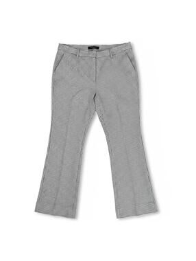 Weekend Max Mara Capri Flare Pants Polka Dot Stretch Italy US 14